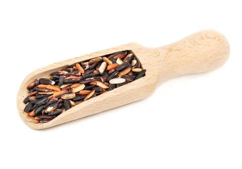 Wild rice in scoop Stock Photos