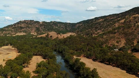 Wild River In Australia, Drone 6k Stock-Footage 334105745