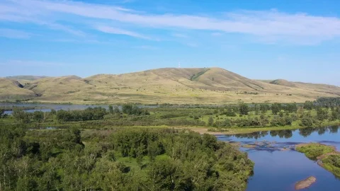 Wild river bed 006 Stock Footage 120384613