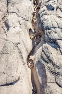 Wild river in the desert Foto stock