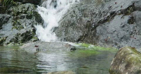 Wild rivers, slow, motion, flowing water, clear water, dramatic nature, Stock Footage 278375733