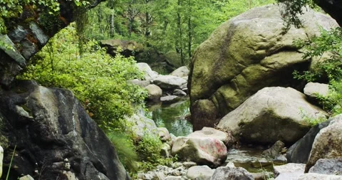Wild rivers, slow, motion, flowing water, clear water, dramatic nature, Stock Footage 278375927