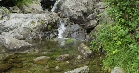 Wild rivers, slow, motion, flowing water, clear water, dramatic nature, Stock Footage 278375940