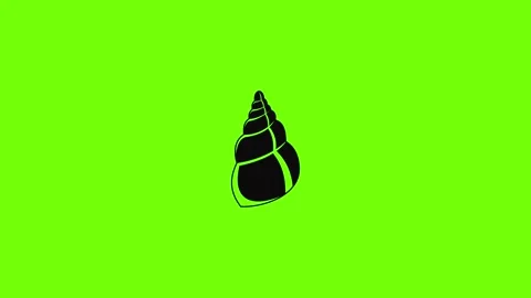 Wild shell icon animation Stock Footage 157503814