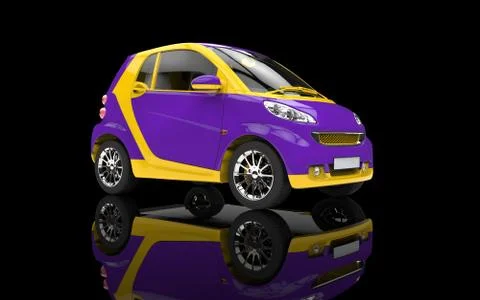 Wild Small Car Stock Illustration