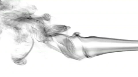 Wild smoke bw Stock Footage 199132