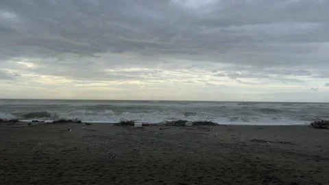 Wild storm over Spain Video stock 172452064