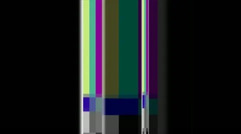 Wild Television Screen Bars Stock Footage 12455853