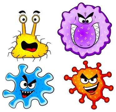 Wild viruses Stock-Illustration
