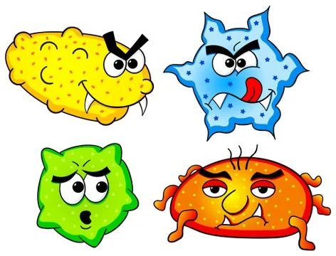 Wild viruses Stock Illustration