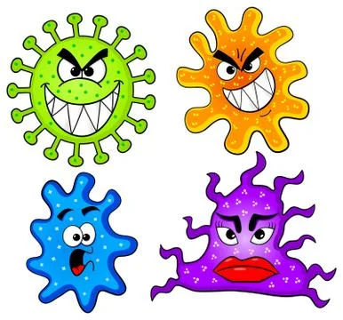 Wild viruses Stock Illustration