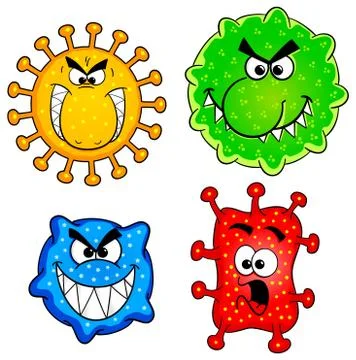 Wild viruses Stock-Illustration