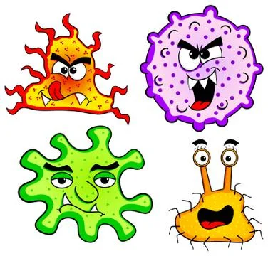 Wild viruses Stock Illustration