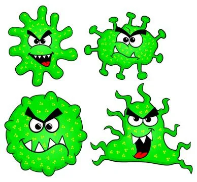 Wild viruses Illustrazione stock