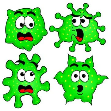 Wild viruses Stock Illustration