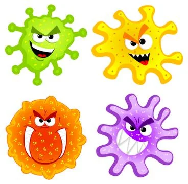 Wild viruses Stock Illustration