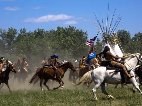 Wild warriors Stock Photos