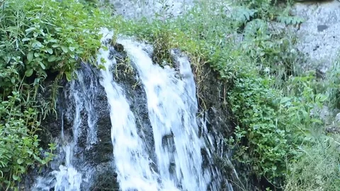 Wild waterfall Stock Footage 113965689