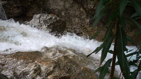 Wild Waterfall in Nature 3 Stock Footage 101739402