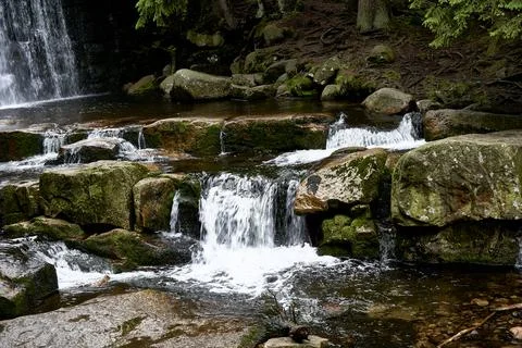 WIld waterfall Stock Photos