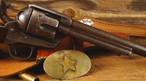 Wild West Display including Colt Peacemaker  Видео 46538633