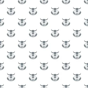 Wild west pattern vector seamless Illustrazione stock