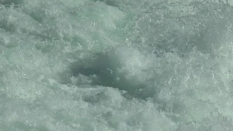Wild White Water Rapids Stock Footage 120464067