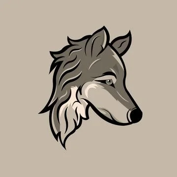 Wild Wolf Stock Illustration