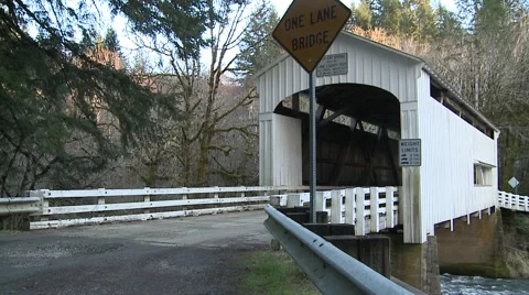 Wildcat Covered Bridge 動画素材 52706228