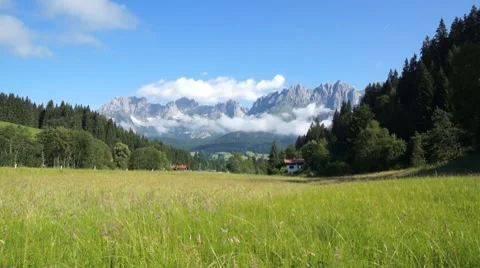 Wilder Kaiser Stock Footage 7343619