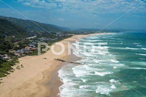 Wilderness Beach at the Garden Route, South Africa Stock Photos