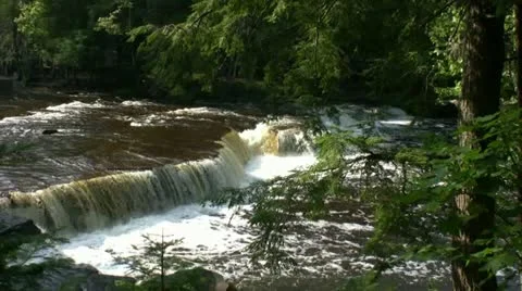 Wilderness Waterfall Stock Footage 21302477