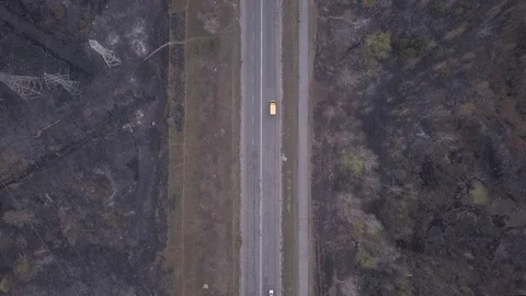 Wildfire 07 Video stock 128585015