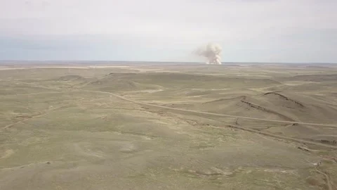 Wildfire in the distance Stock Footage 166429968