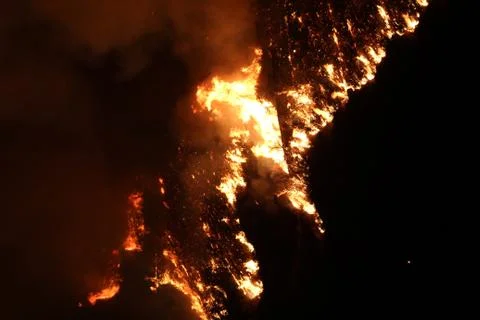 Wildfire Flames Stock Photos