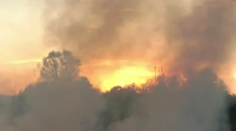 Wildfire Stock Footage 11047934
