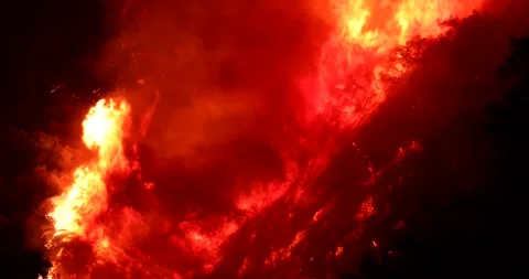 Wildfire Stock Footage 158000579
