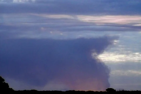 Wildfire Smoke 01 Video stock 115182