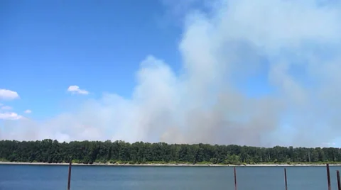 Wildfire Time Lapse Stock Footage 27541825