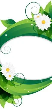 Wildflowers background Stock Illustration