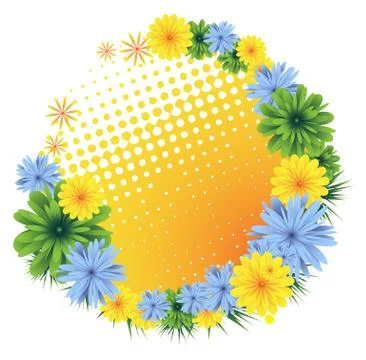 Wildflowers Stock Illustration