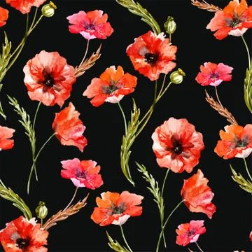 Wildflowers Stock Illustration