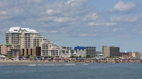 Wildwood Beach Stock Footage 8669080