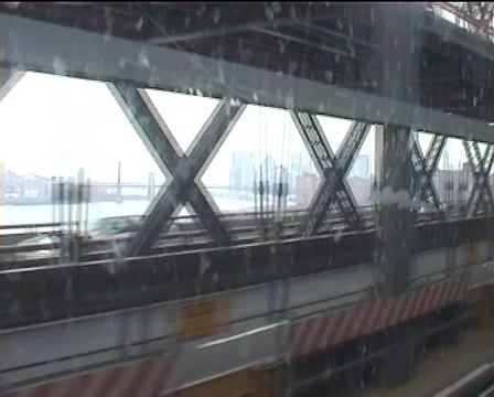 Wiliamsburg Bridge NYC Video stock 40034984
