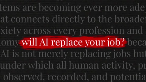 Will AI replace your job? Stock-Footage 341937002