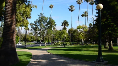 Will Rogers Park Stock Footage 25941199