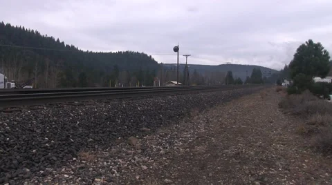 Will the train ever come Video stock 44852299