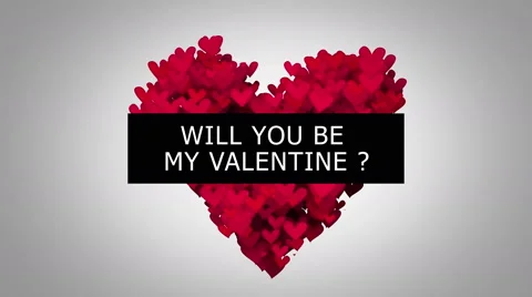 Will You Be My Valentine ? 4K Resolution UHD Ultra HD Stock Footage 46906799