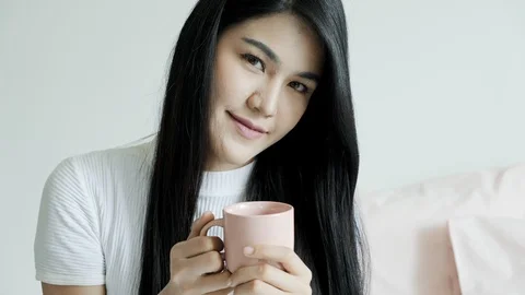 Will you join me for a cup of coffee. Stock Footage 104070175