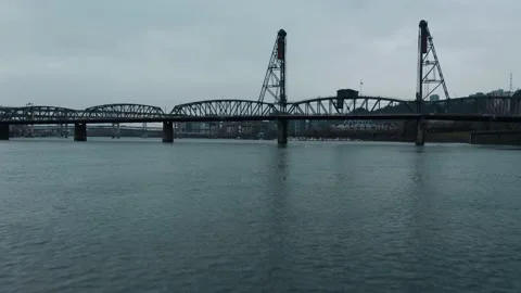 Willamette River Portland Stock Footage 237395048